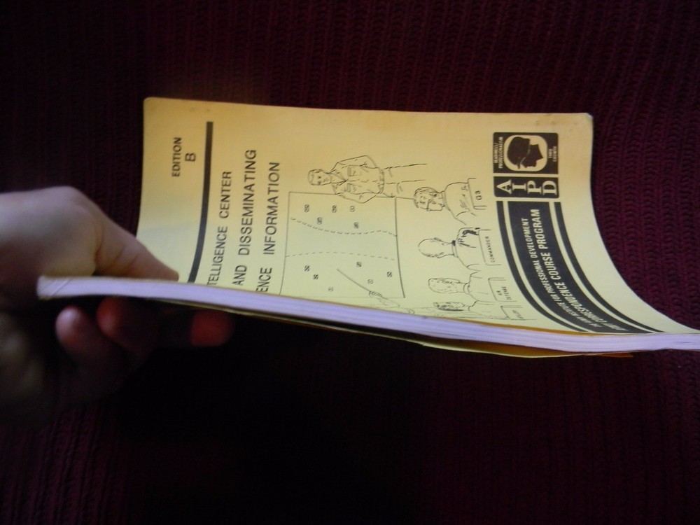 AIPD INTELLIGENCE CENTER REPORTING & DISSEMINATING INTELLIGENCE INFORMATION #100