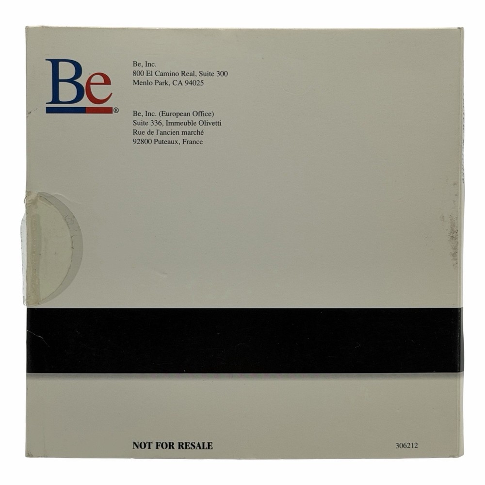 BeOS Preview Release 2 (Apple Mac, 1997) Vintage CD Software Mailer