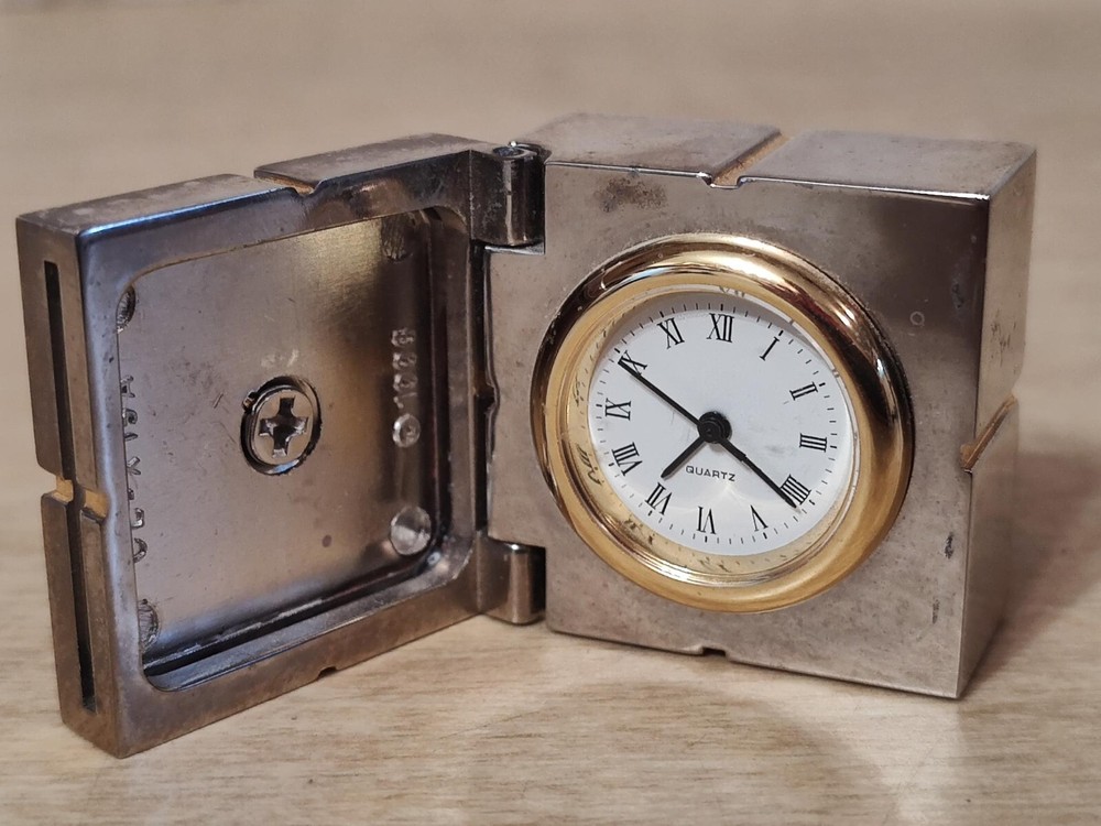 Vintage 1996 "Classe" Timepiece & Frame. Miniature Quartz Clock