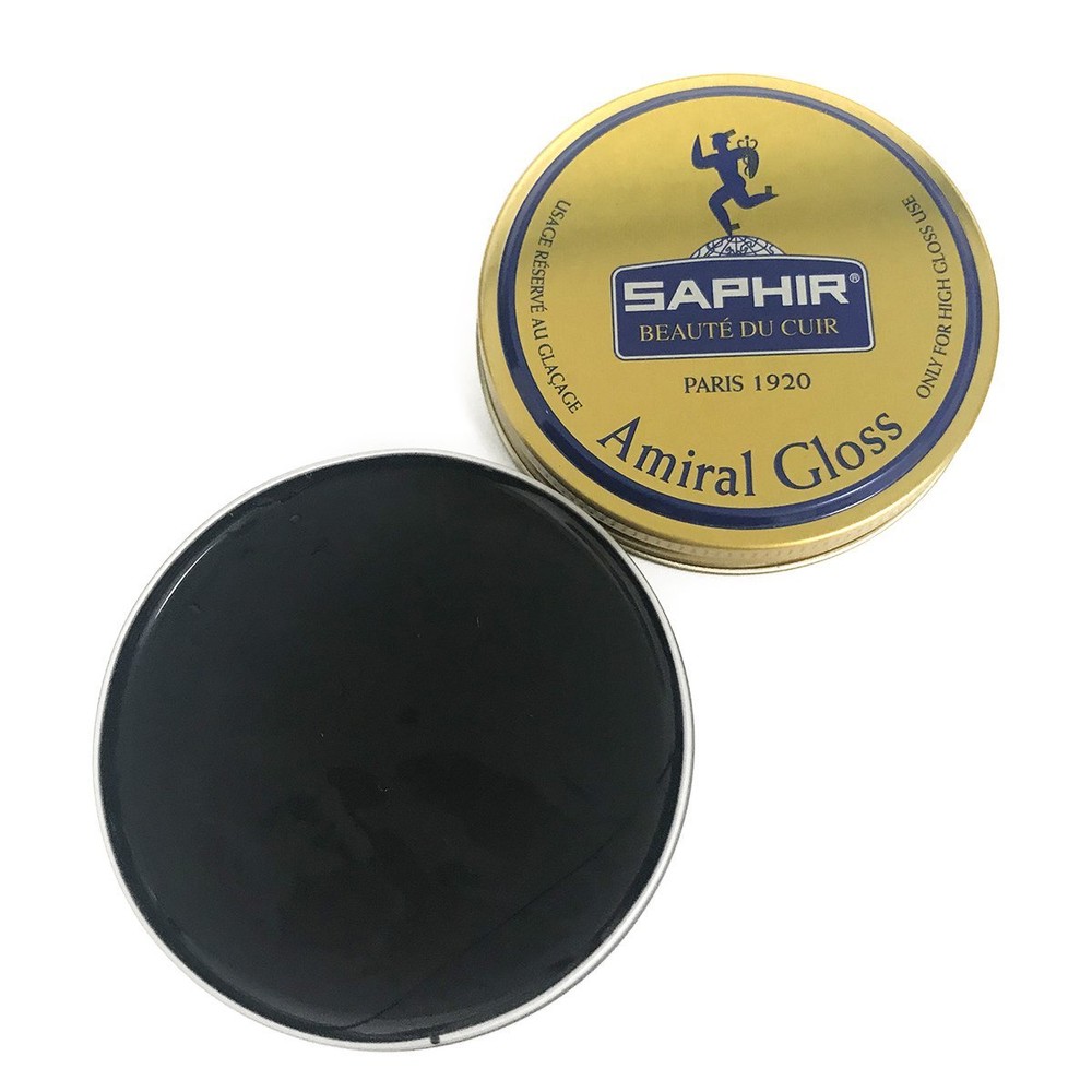 Saphir Amiral Gloss 50ml Tin - Black