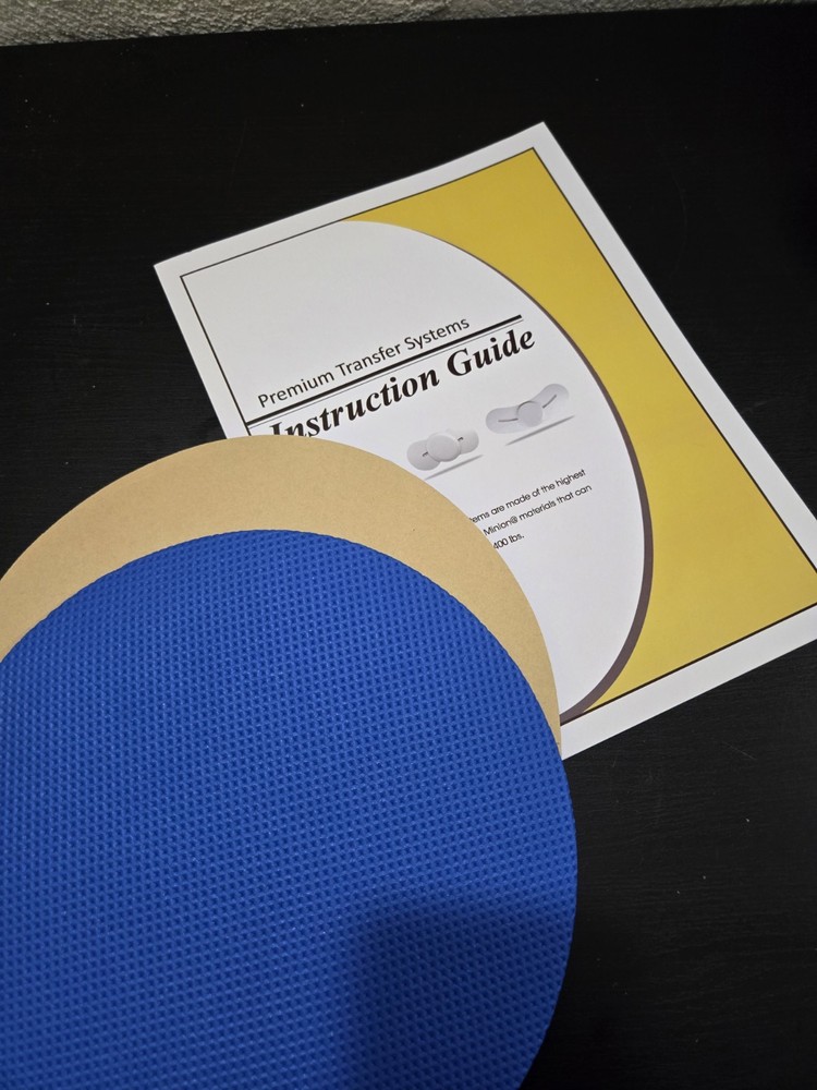 Mobility Transfer Board with Sliding Disk, Patient Transfer System - White