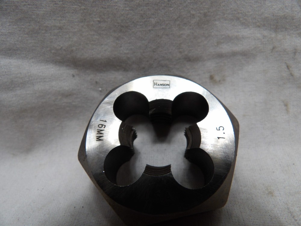 Hanson 16mm - 1.5 Hand Threading Die - USA