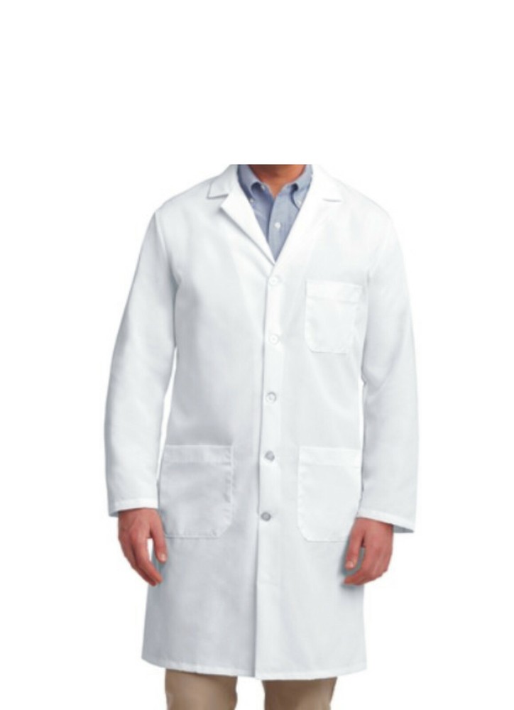 KP14 Red Kap Lab Coat SIZE MEDIUM NEW!! UNISEX WHITE ONLY!!