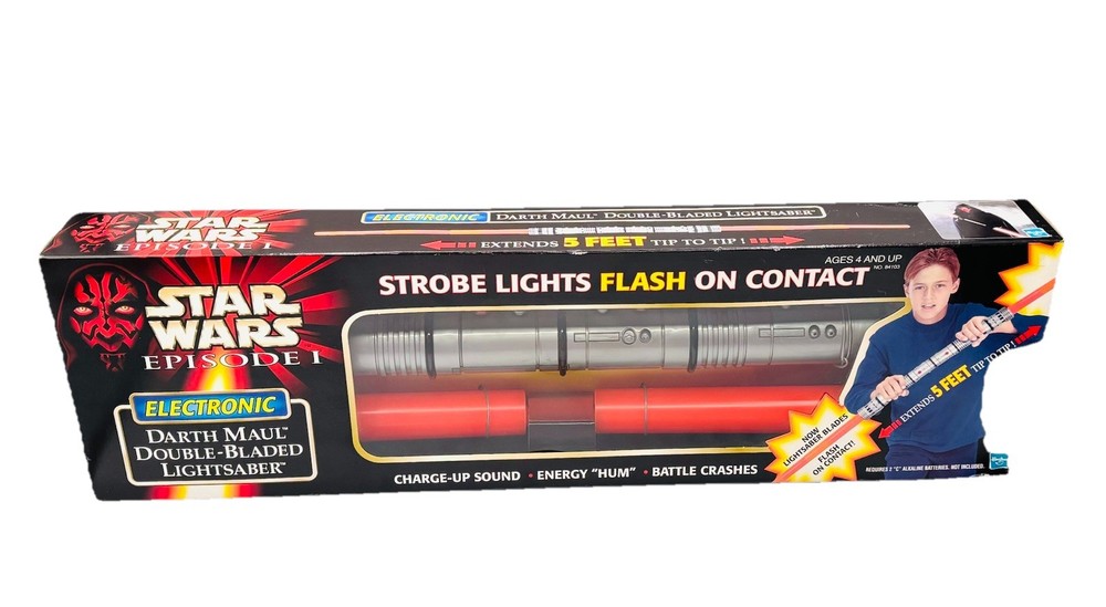 1998 Darth Maul Electronic Double Bladed Lightsaber - Original Box