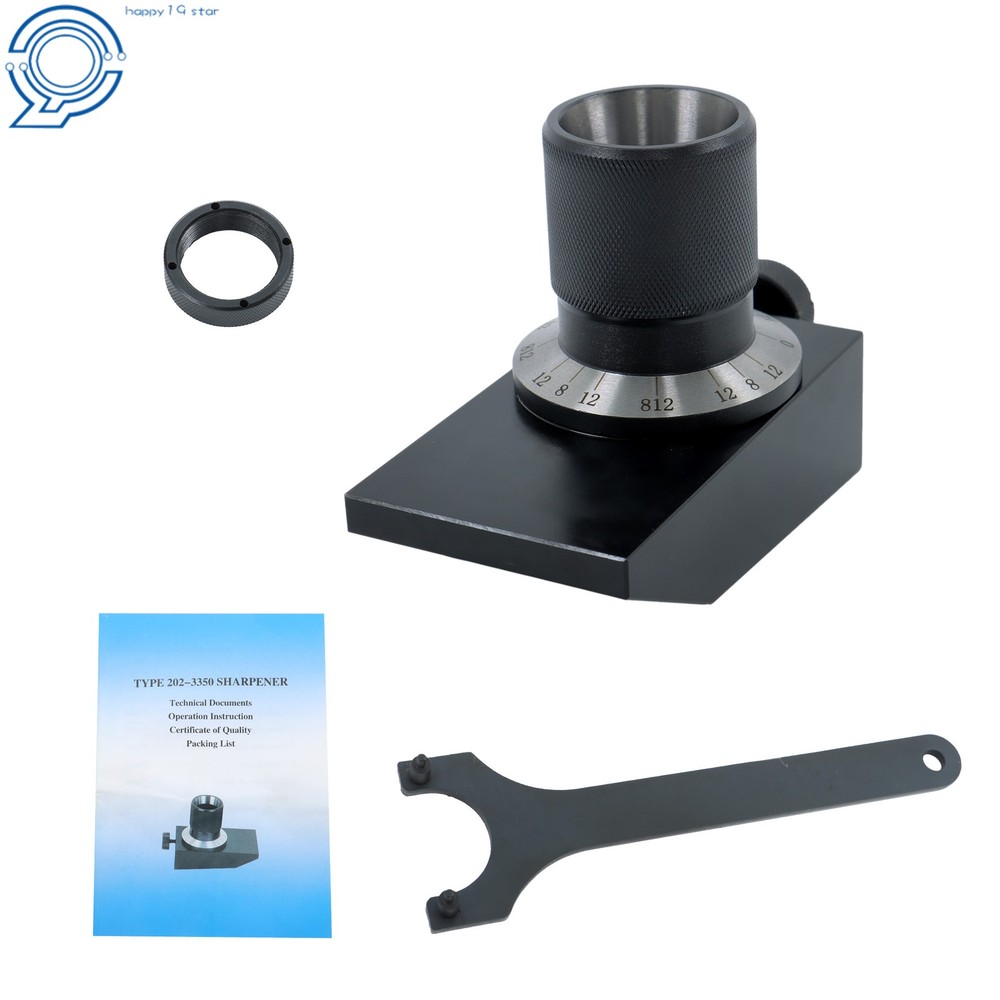 Rigid 5C Collet End Mill Grinder Fixture Adjustable Angle Sharpening