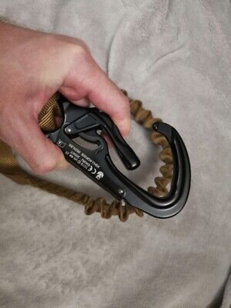 Quick Release Elastic Safety Rope Double End Draping Buckle Functional Version