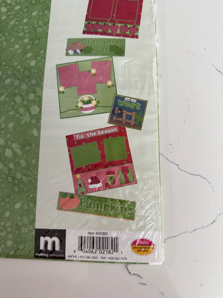 Making Memories Watercolor Collection Willow Value Pack Letters Sheets Patterns