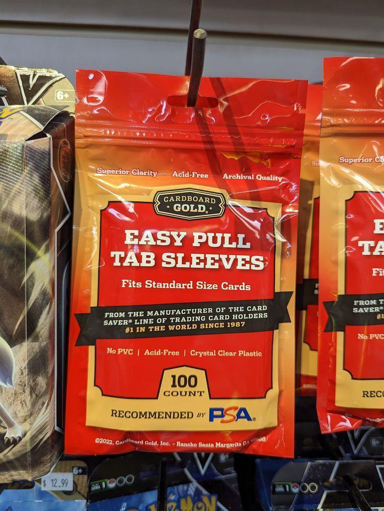 Easy Pull Tab Sleeves 100 Count