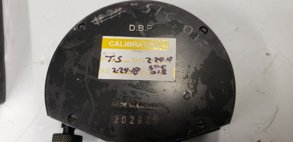 Mahr Millimess Intramess .07"-.16" Dial Indicator Set, MISSING .08 & .10"