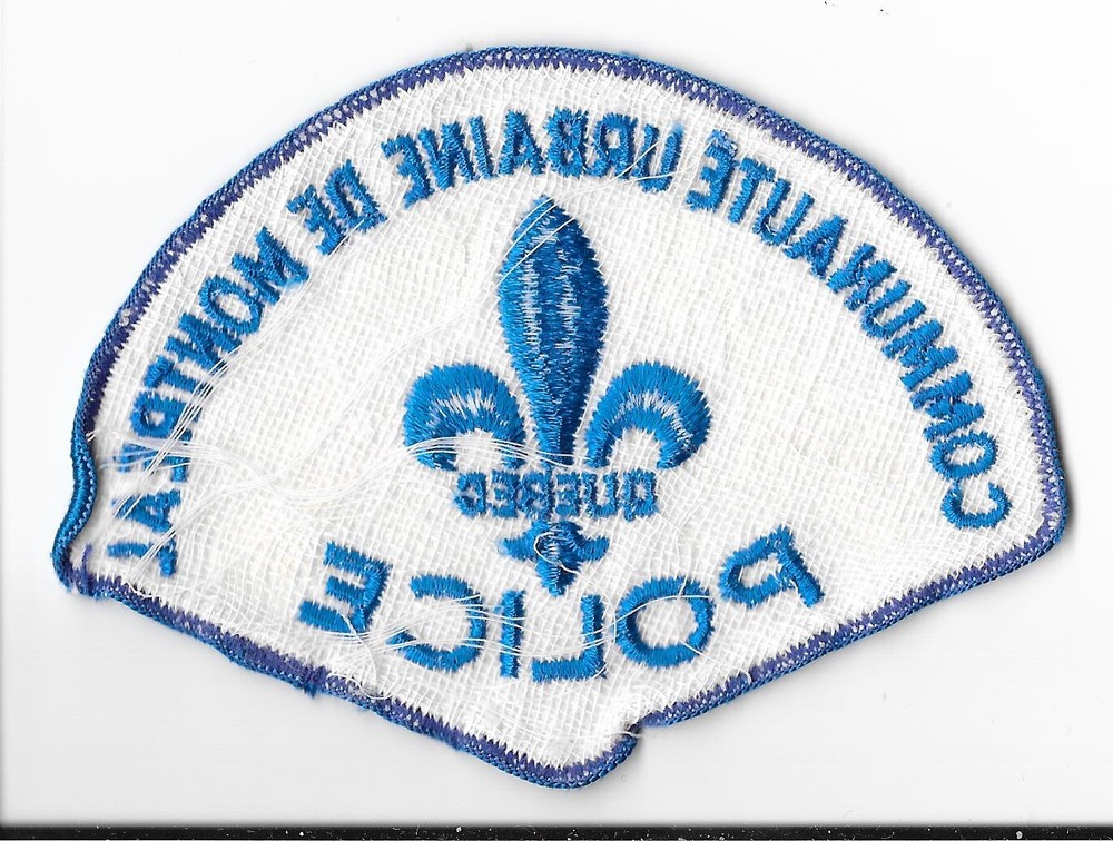 Montreal Police Quebec, Canada Shoulder Patch
