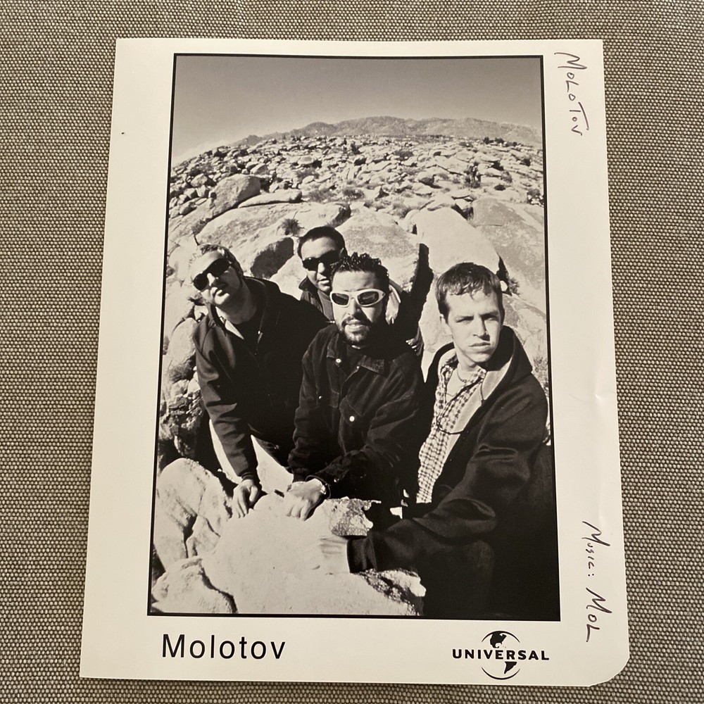 Molotov Press Photo 8x10”. See Description.