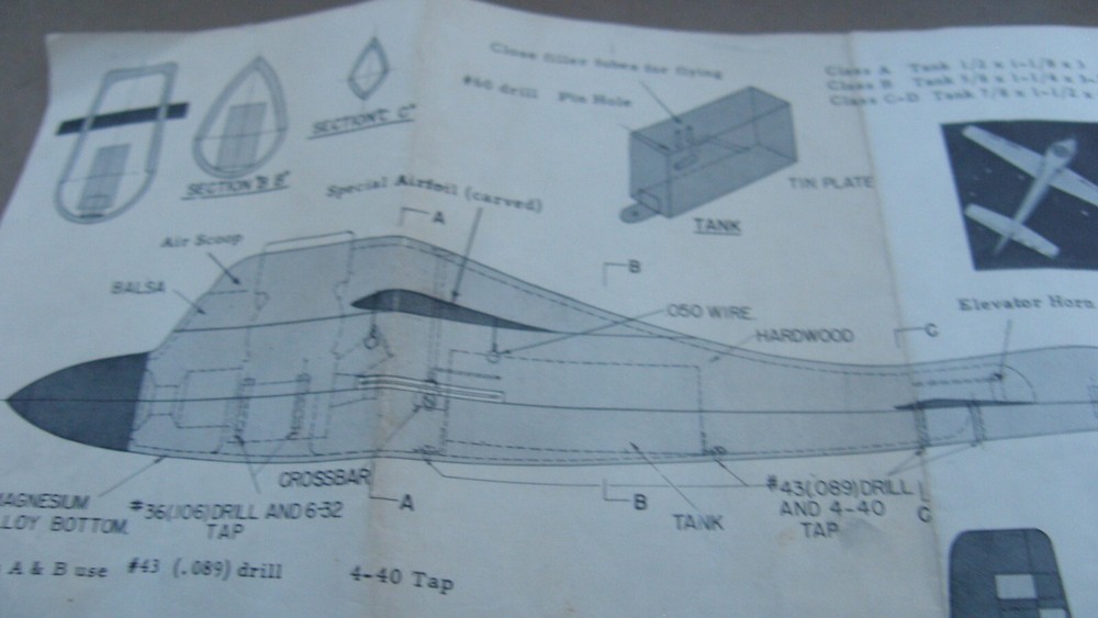 Consolidated Hell Razor Gas/Nitro Model Airplane Empty Box w/ Instruction Sheet