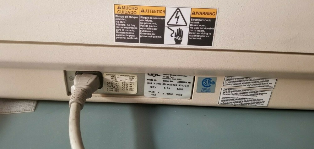 GBC SureBind System Three Probinding Machine, Refurbished, 9707103
