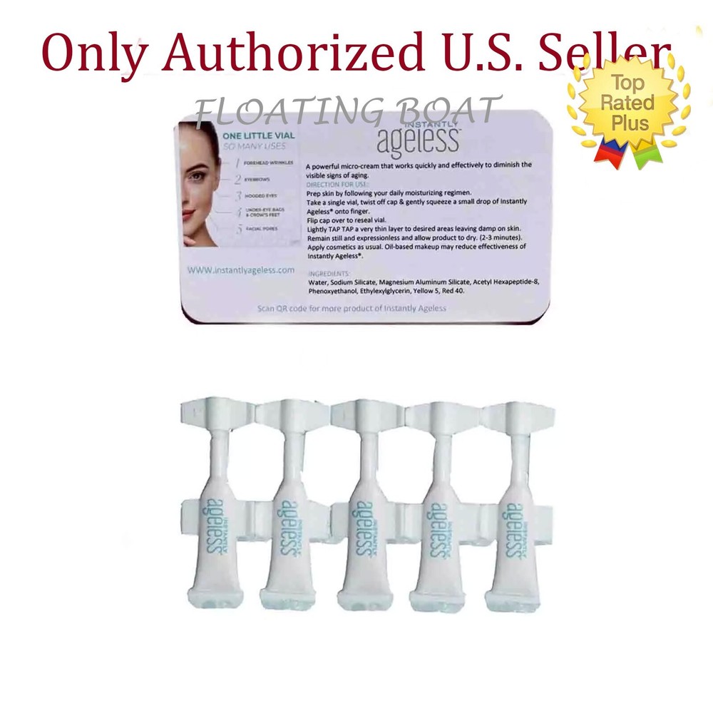 Instantly Ageless 5 Vials Facelift wrinkle remover in seconds