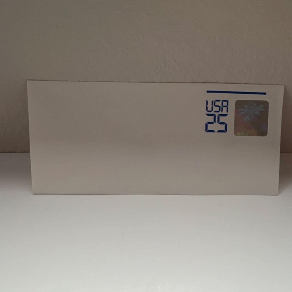 US Postal 25 Cent Hologram Envelope in Mint Condition