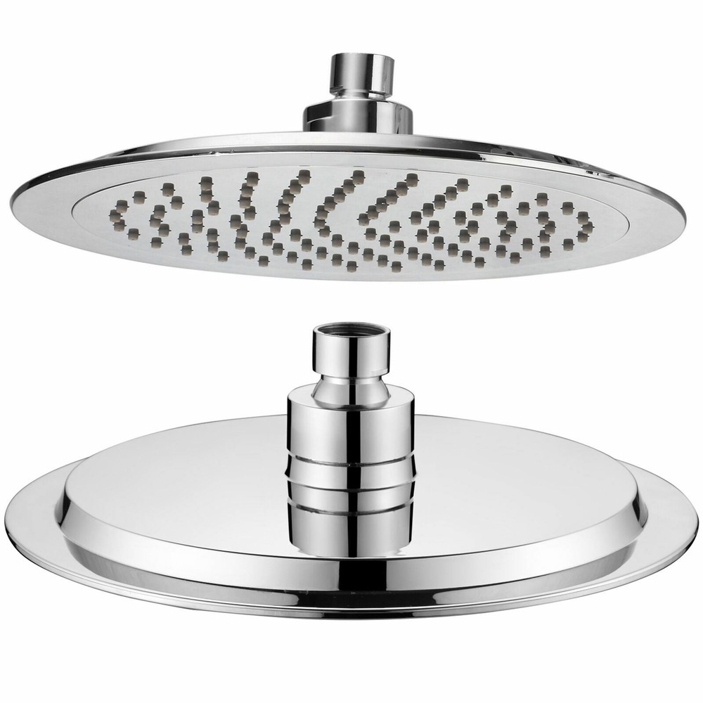 Razor Mega Size 9 Inch Rainfall Shower Head Chrome Face