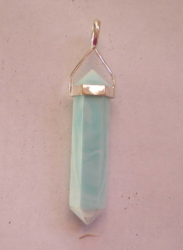 Hemimorphite Pendant - Sterling Silver j1817