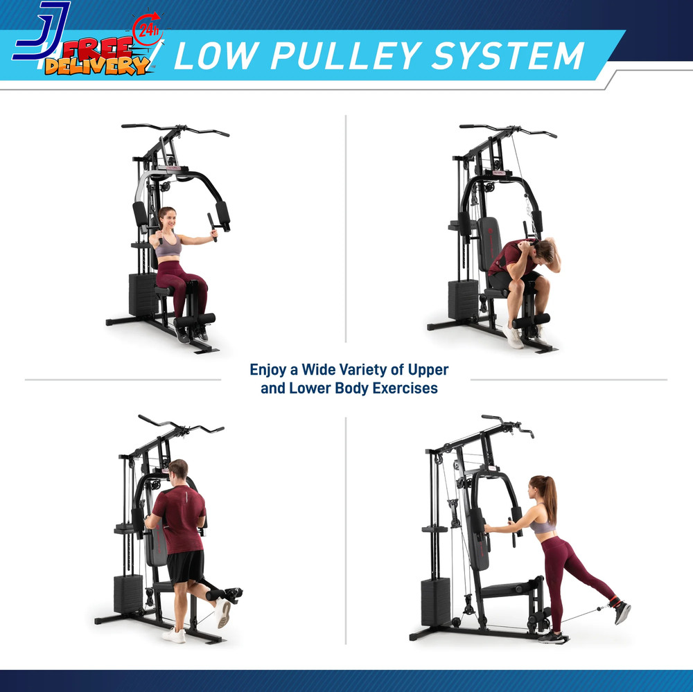 100 Lbs Stack Home Gym Dual-function Heavy-duty US ONLY