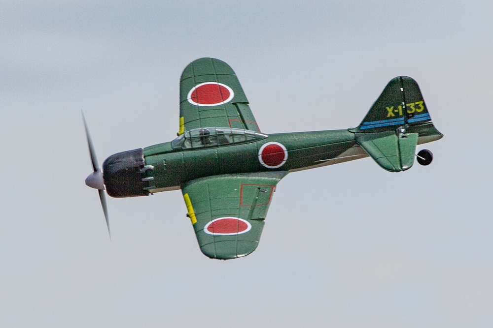 Mitsubishi A6M Zero Micro Warbirds RTF RC Airplane w/PASS Stability Assist