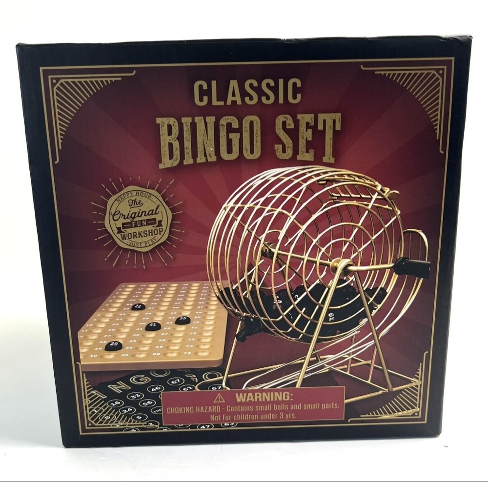 The Original Fun Workshop Happy Hour Classic Bingo Set!