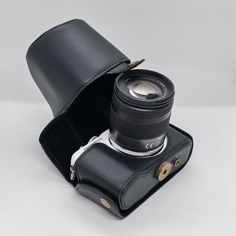Leather case for OLYMPUS Pen E-PL6 E-PL5 E-PM2 EPL6 EPL5 EPM2 Camera bag
