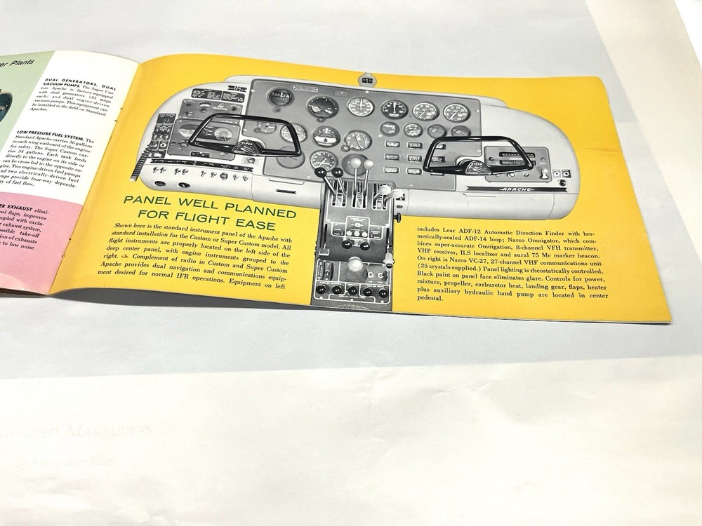 Vintage Piper Apache Brochure