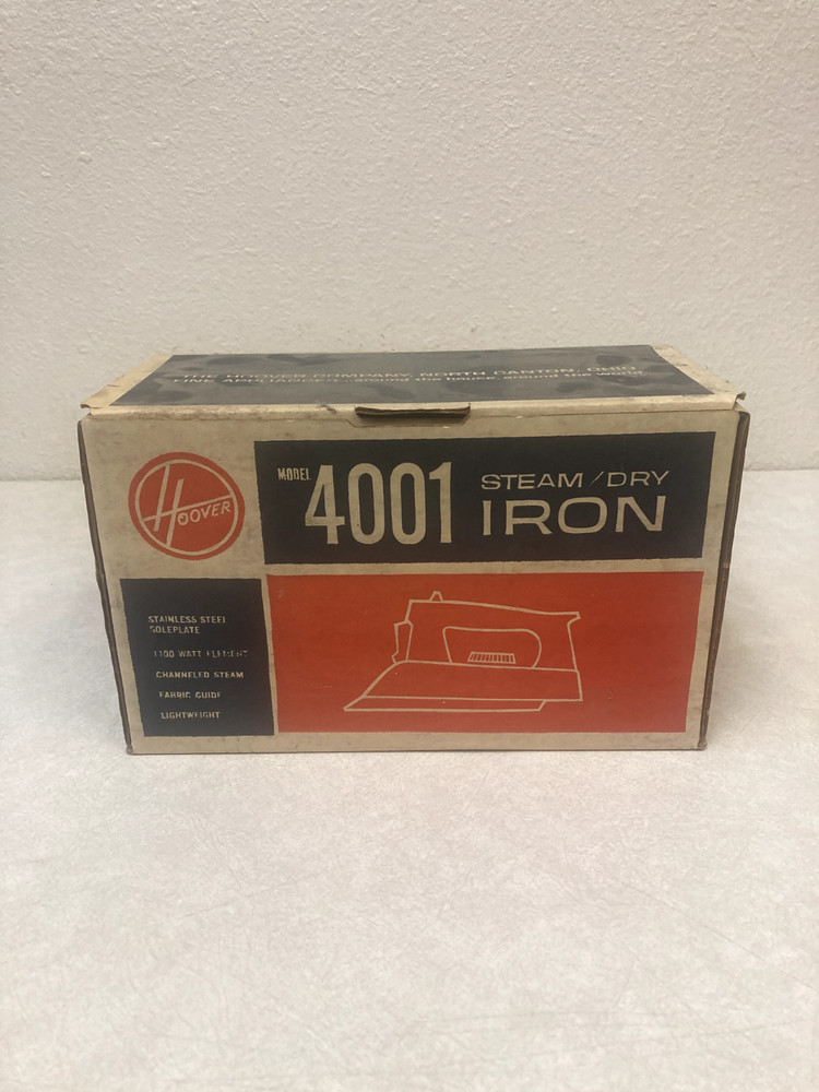 model 4001 stream/dry iron