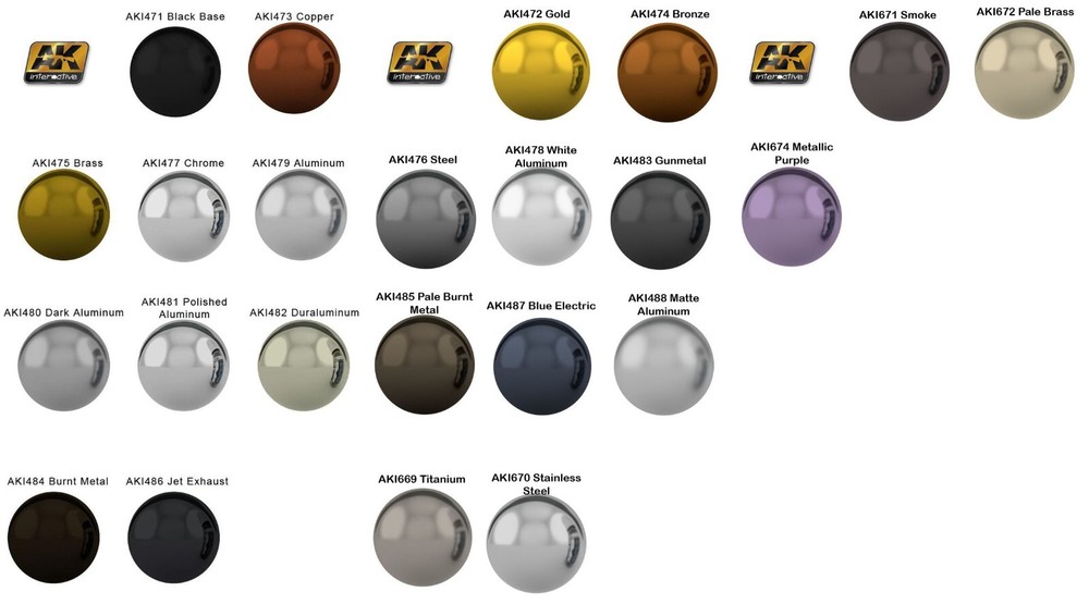 AK Interactive Xtreme Metal Series Paint 30ml