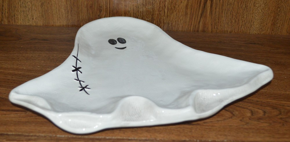 Halloween 2019 Hobby Lobby Ghost Platter Plate White