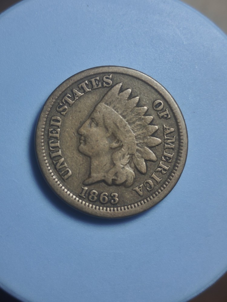 1863 Indian Head Cent #1128