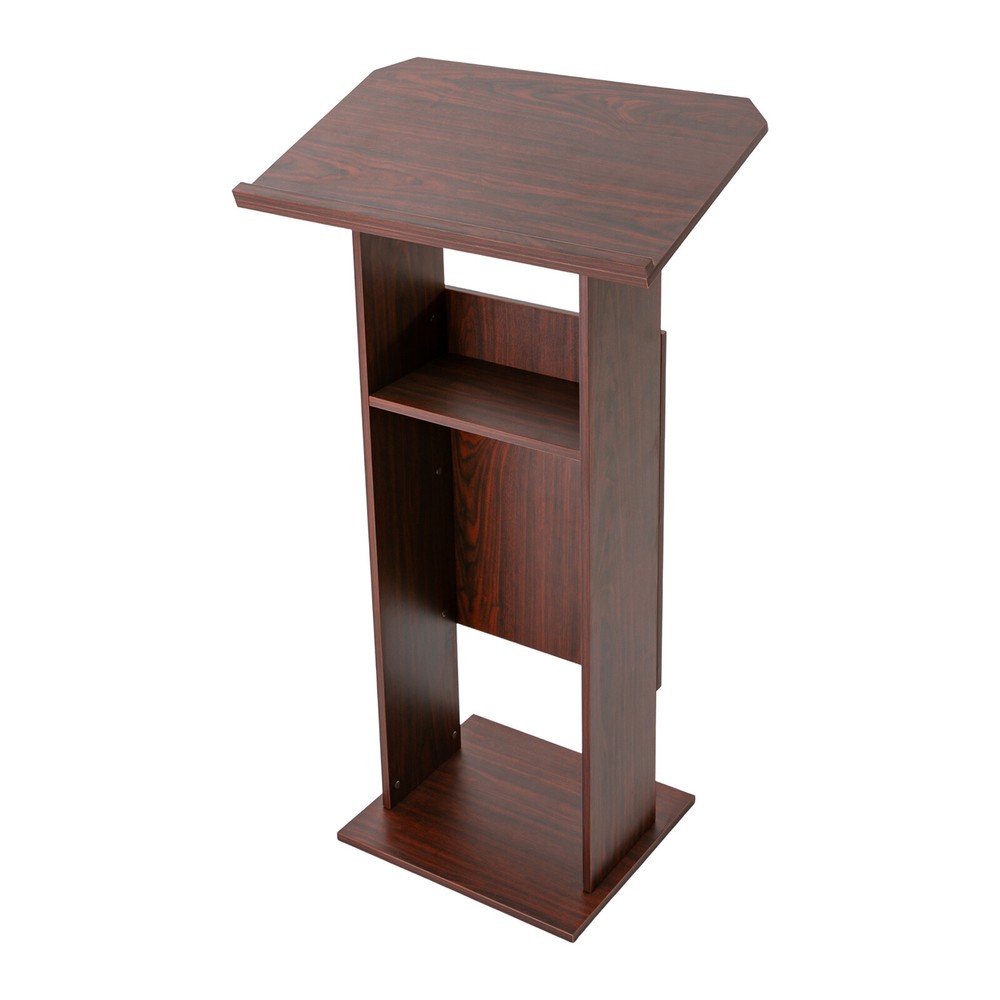 Brown Modern Presentation Standing For Classroom Conference Presentation Stand