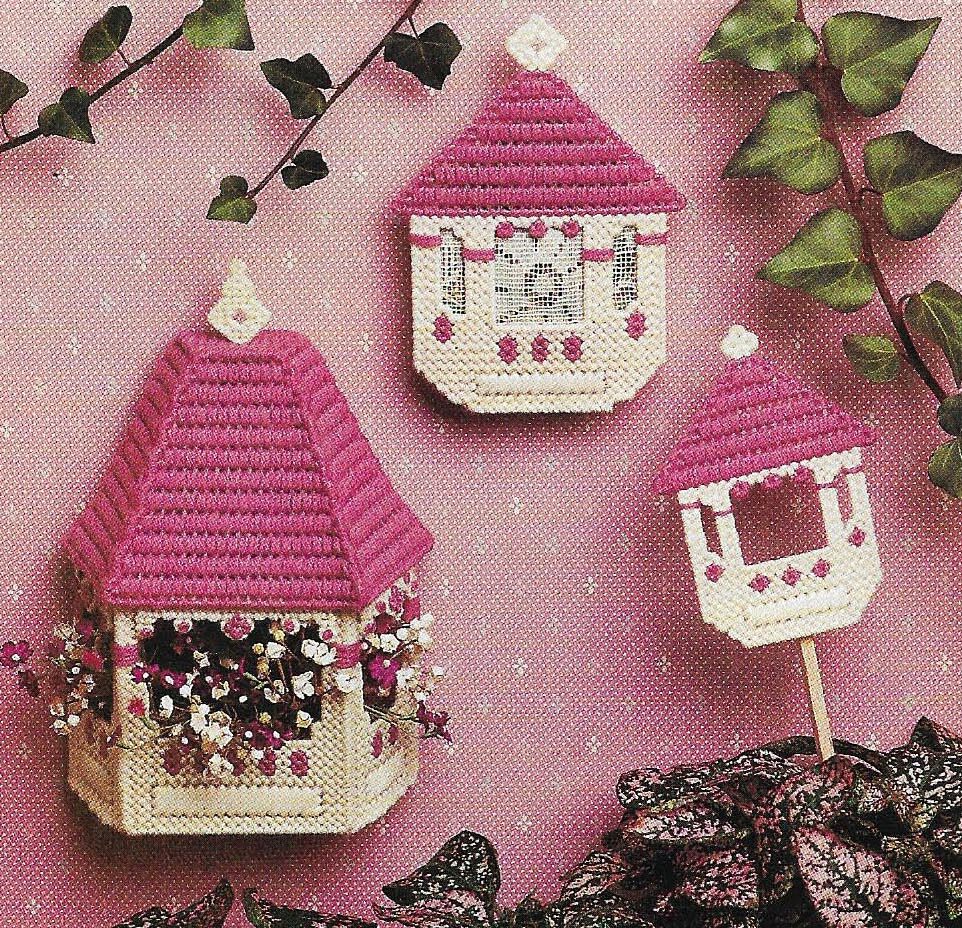GARDEN GAZEBOS CANDY BOX MAIL HOLDER PLASTIC CANVAS PATTERN INSTRUCTIONS