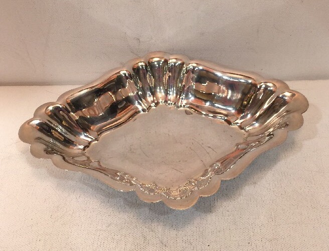 Silver Plate Candy Nut Dish Bowl