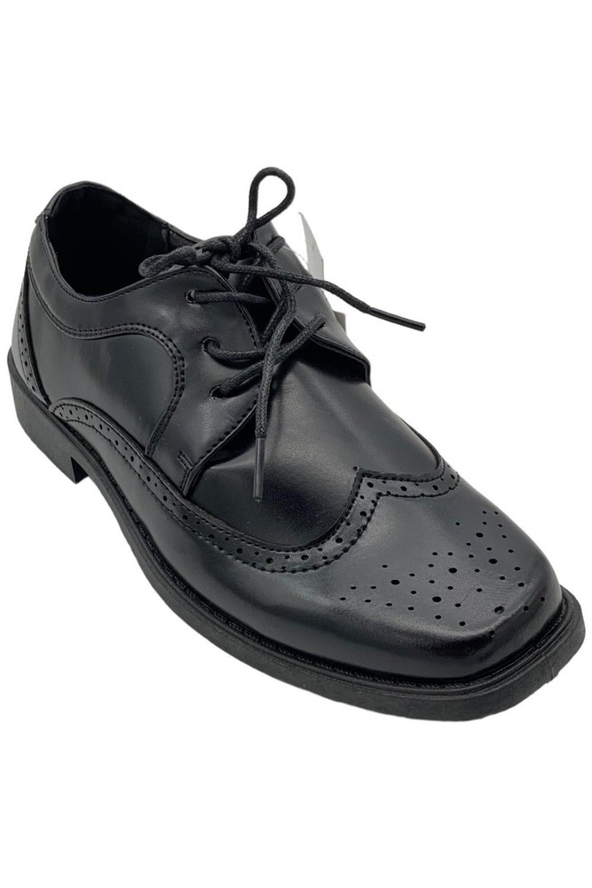 Josmo Kid's Boys Classic Wingtip Oxfords Black