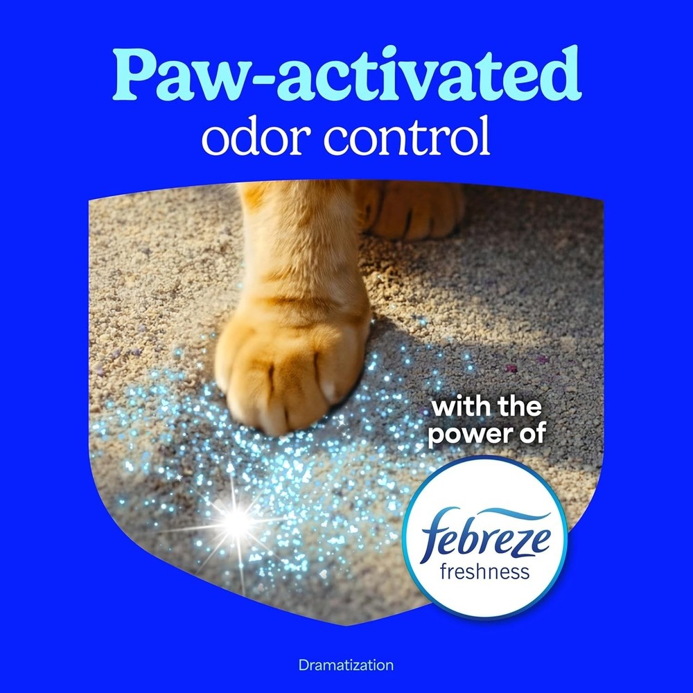 Clumping Cat Litter, Multi-Cat, Long Lasting Odor Control Kitty Litter with Acti
