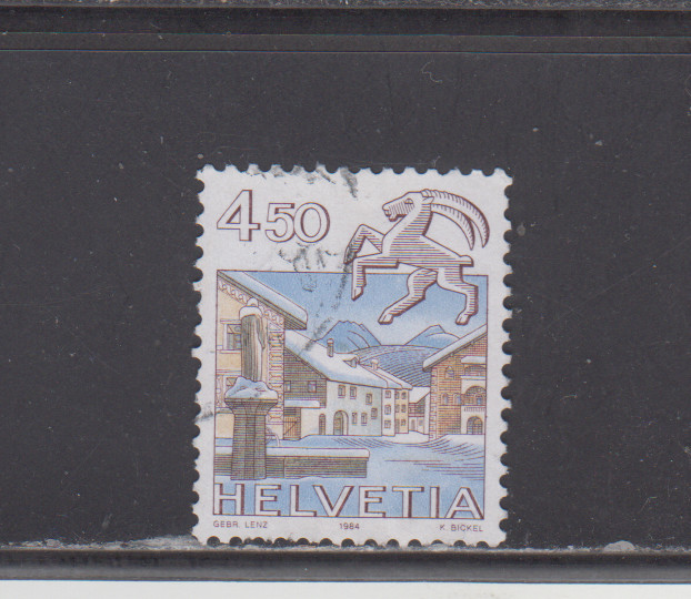 SWITZERLAND : 1982/86 - USED - SCOTT # 728a