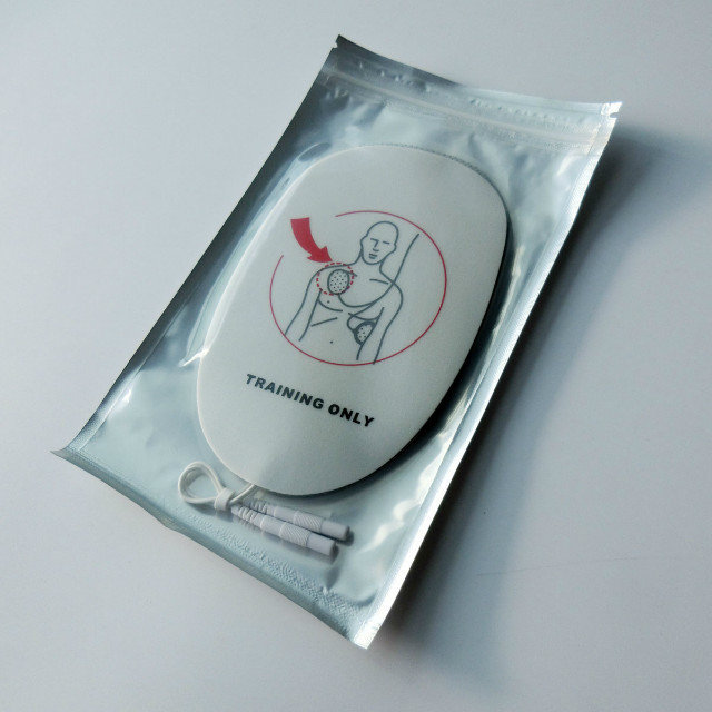 5 Pairs /Pack Adult AED Training Electrode Replacement Pads for AED Training