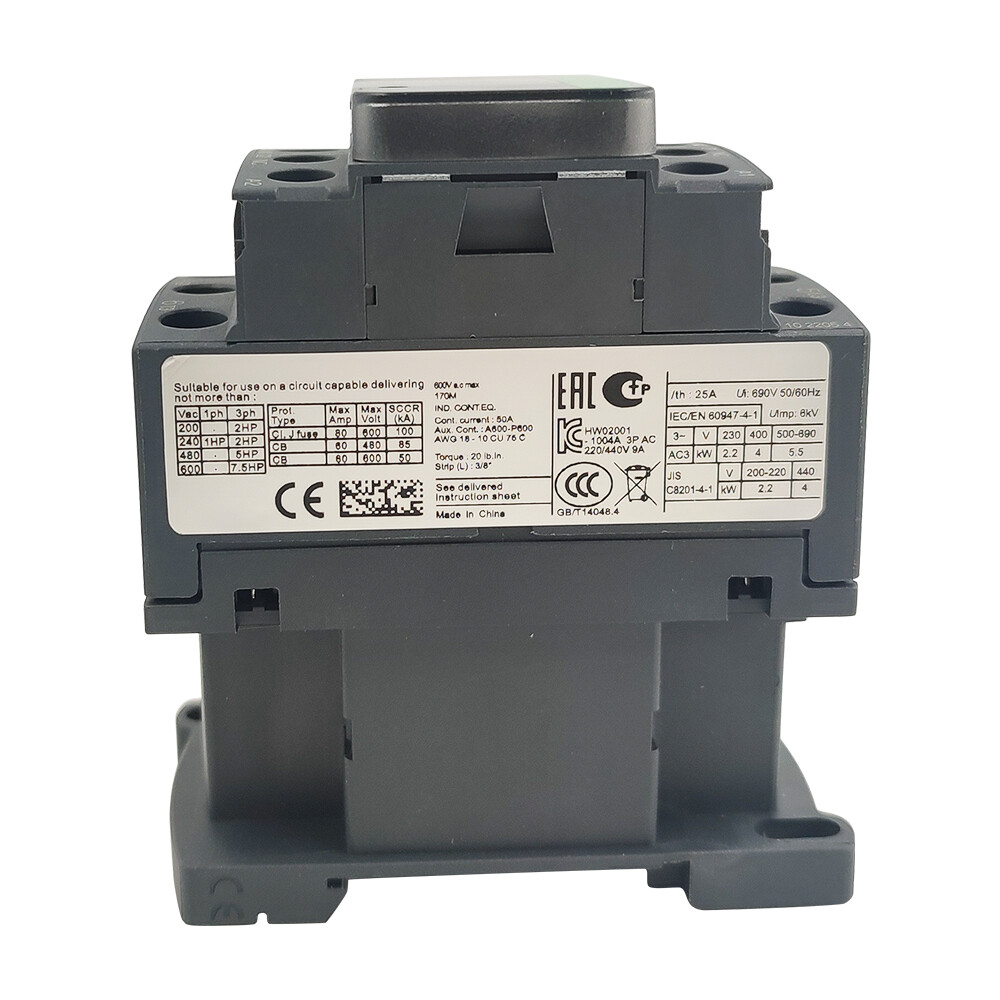 4PCS TeSys Deca LC1D09B7 Contactor 24V coil replace Schneider LC1D09B7 AC 9A