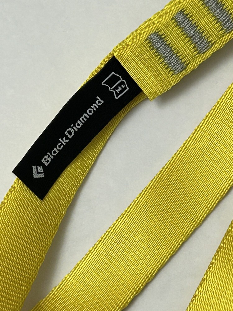 New Black Diamond 18mm Nylon Runner 60cm Yellow (E10)