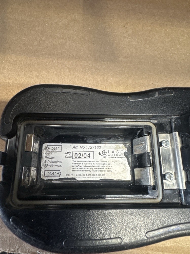 Laser Alignment Model 727160 Rod-Eye Pro Receiver Powers On