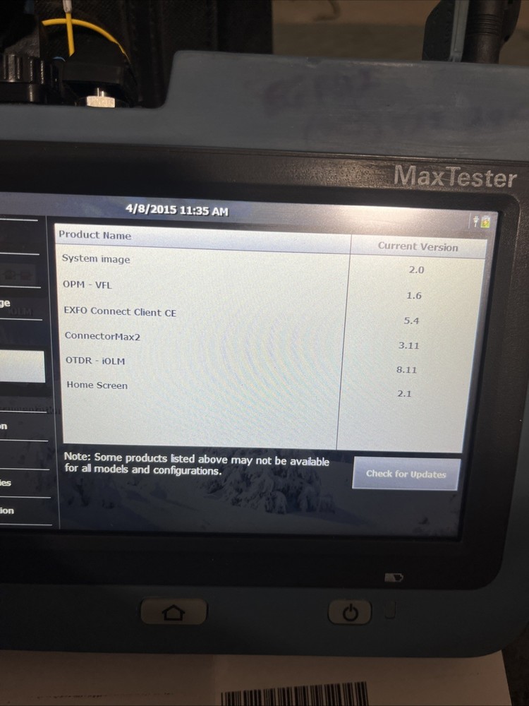 Exfo MaxTester MAX-715B-MI-EI OTDR Unit Serviced
