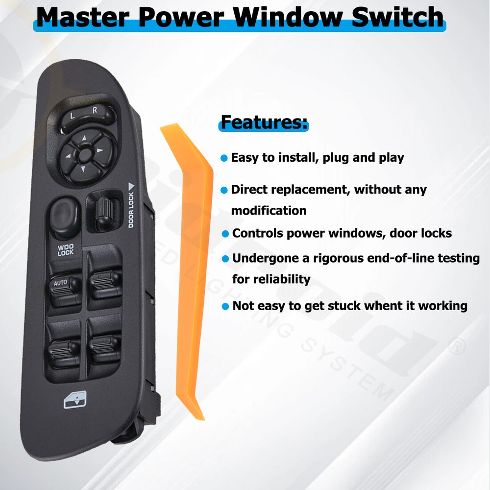 Master Power Window Door Switch Panel Control w/ Bezel for 2002-2010 Dodge Ram