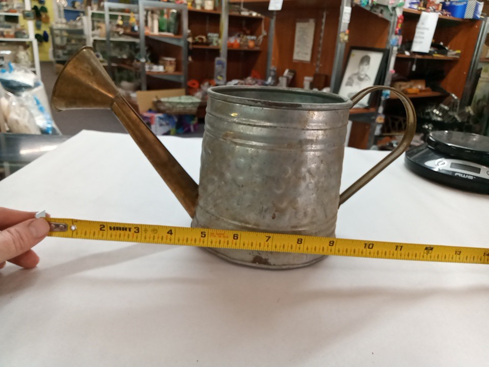 Vintage Rustic Metal Watering Can