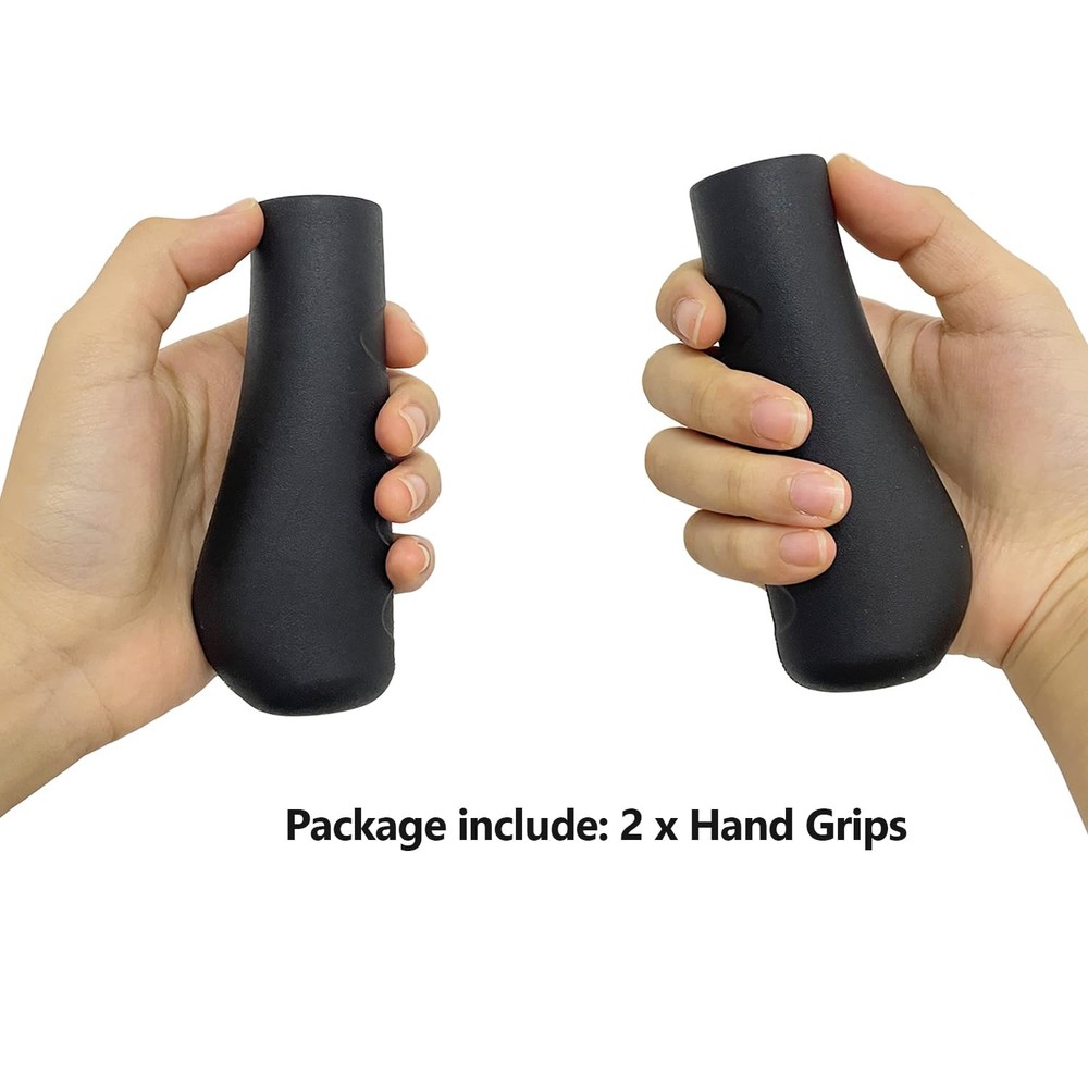 Rollator Hand Grip for Rolling Walker Replacement - Mobility Disabled Black-B