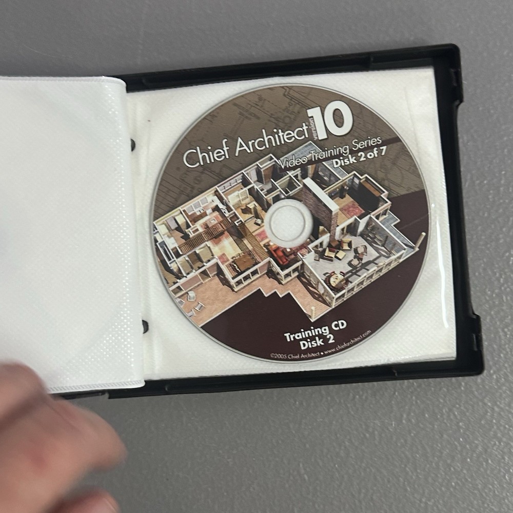 Chief Architect 10 Professional Design Drafting Software Training CD ROM SET