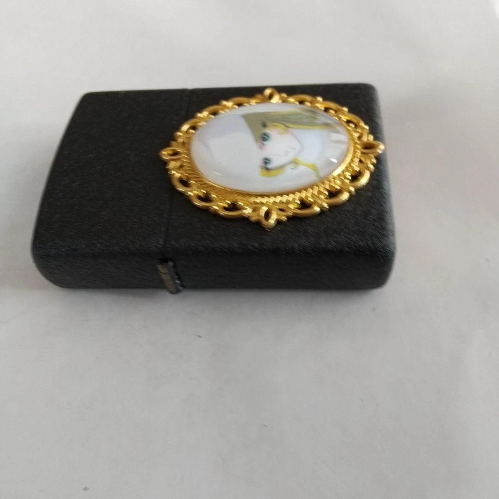 Zippo Customized Metal Galaxy Express 999 White Maetel One Sided Processing