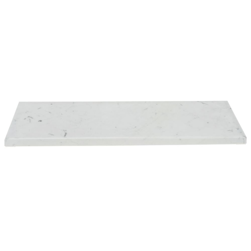 HUBERT® Marble Melamine Replacement Top for Rectangular Riser - 20 1/2"L x 6