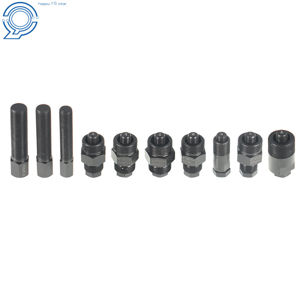 10pc Universal Motorcycle Flywheel Puller Tool Set Dirt Bike 15 Size Left Thread