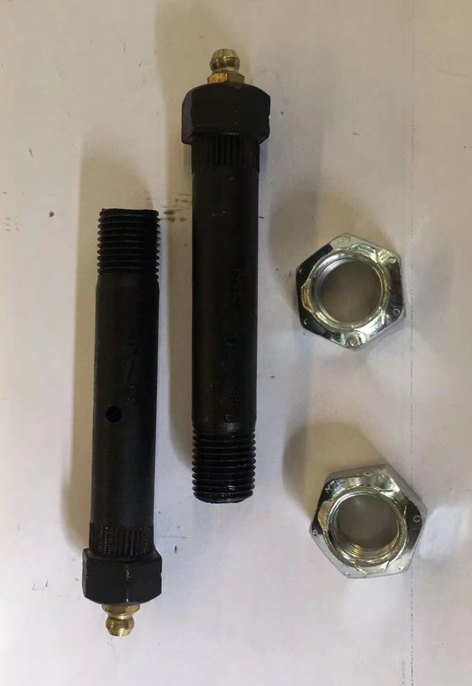 6 (SIX) KIT 3500# Trailer Axle Spring Shackle Grease Type Eye "wet" Bolt 9/16 x3