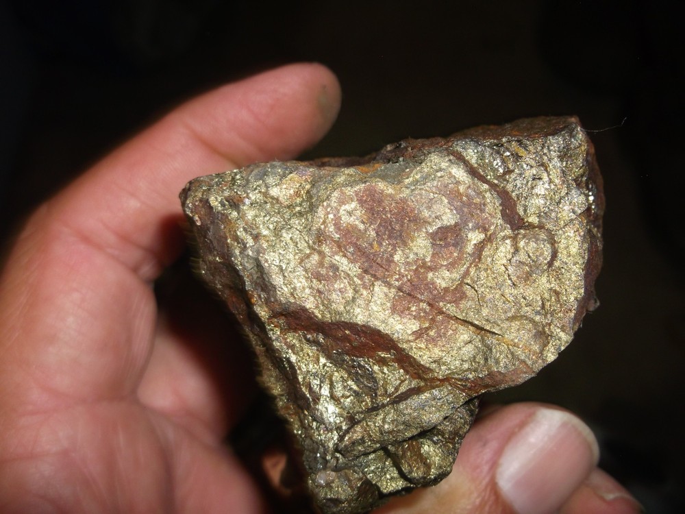 Gold, silver, copper, 362 grams samples ,ore high grade .